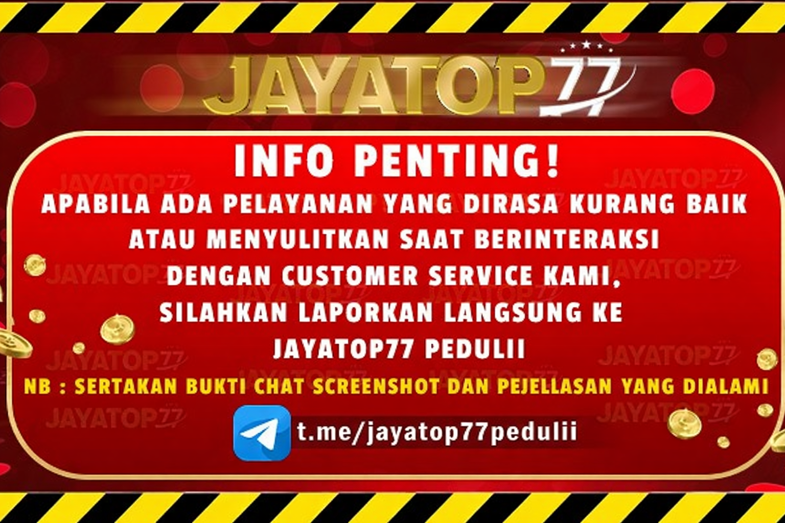 INFO PENTING !!